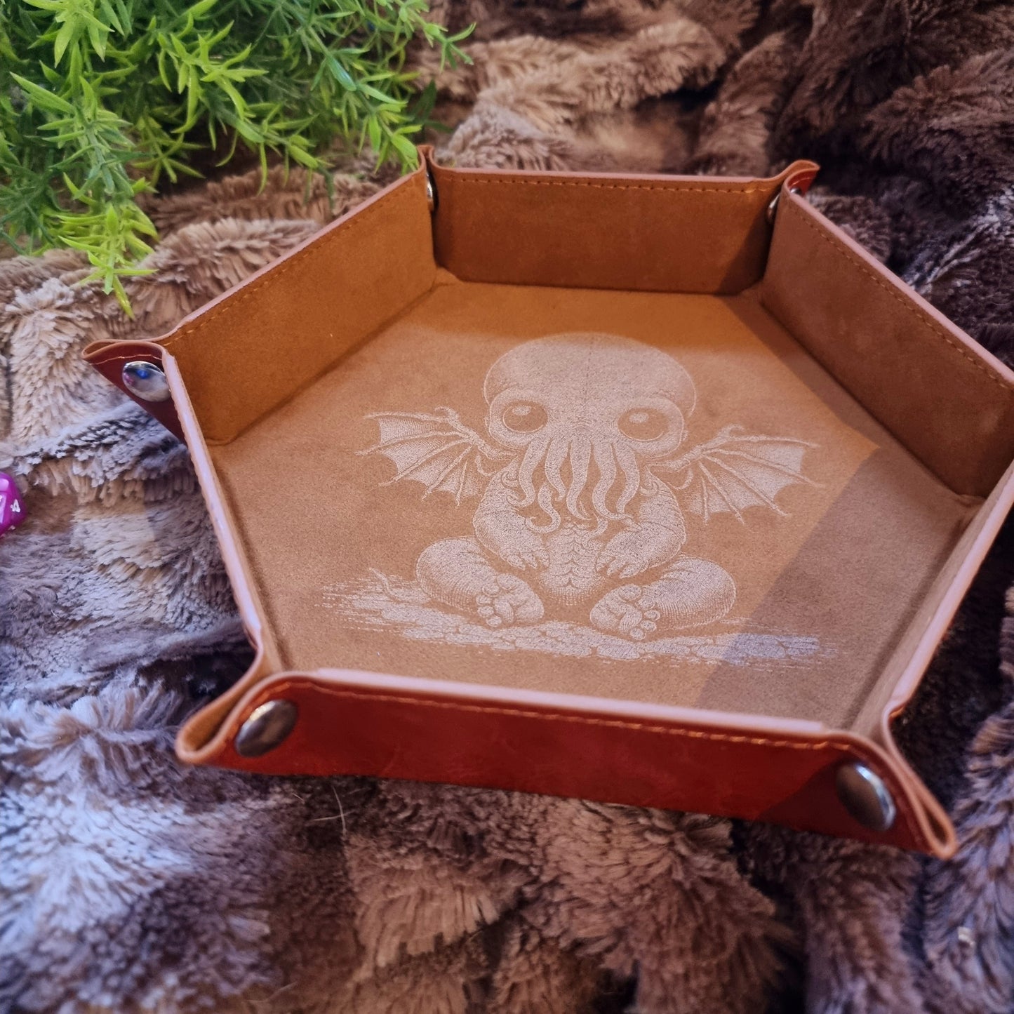 Piste à dés Hexagonale Bébé Cthulhu