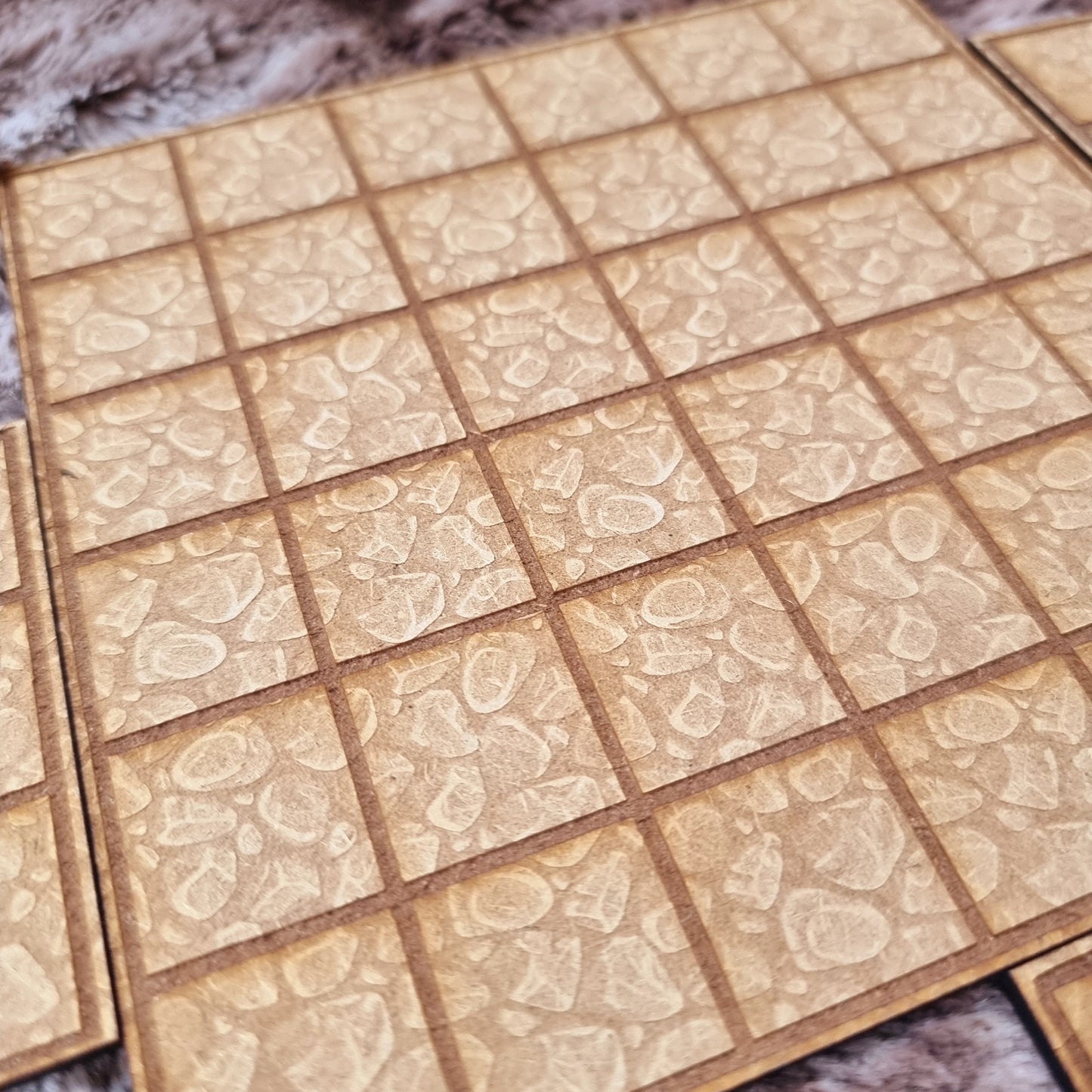24 Dalles avec motifs pierres