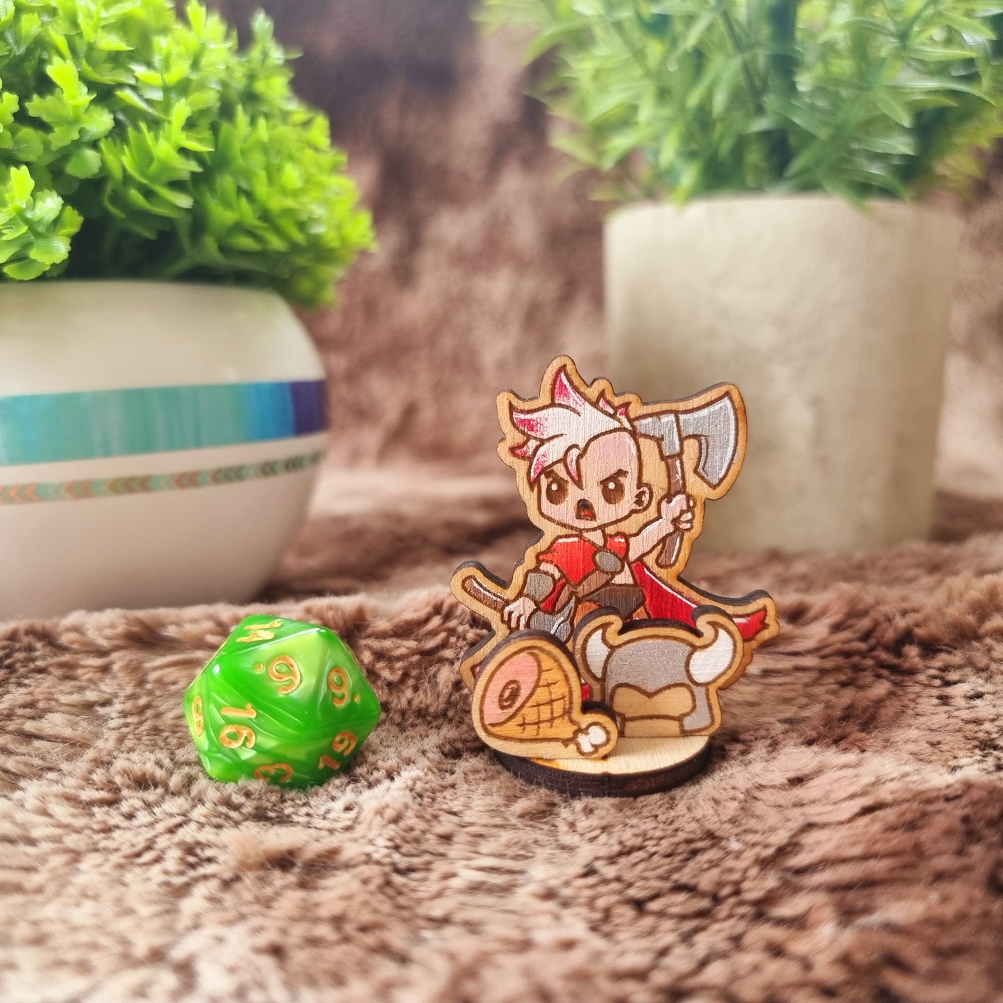 Barbare Token en bois PJ012A