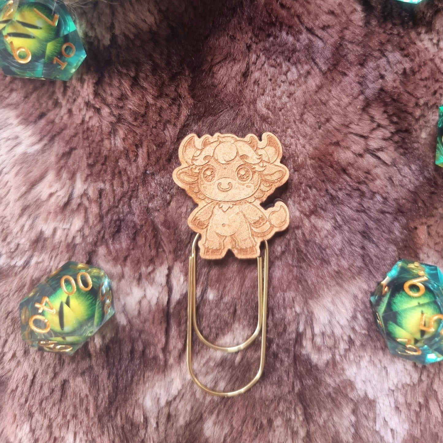 Trombone Or en bois pour carnets