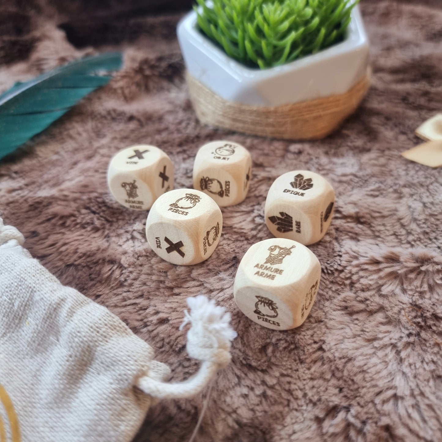 5 dés de génération de récompense/loot