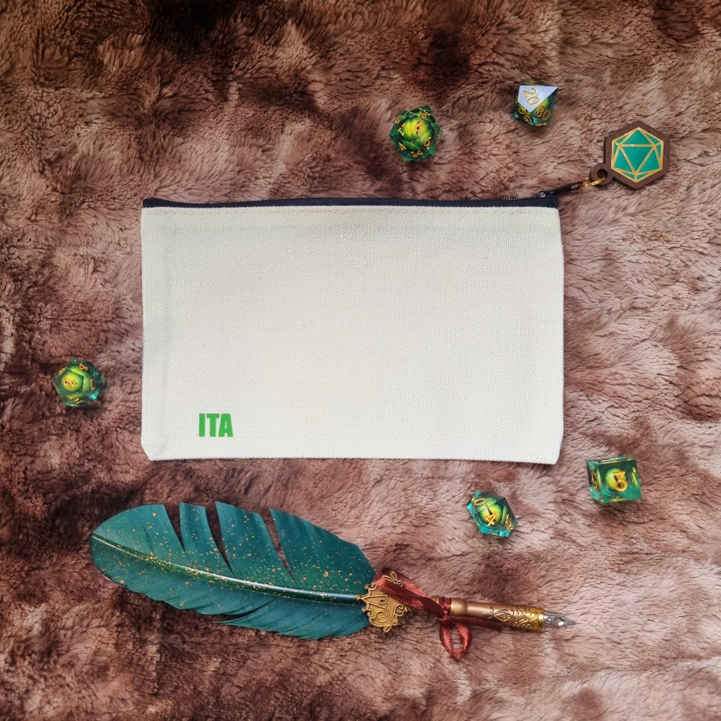 Trousse "Je pars visiter des mondes inconnus" blanche