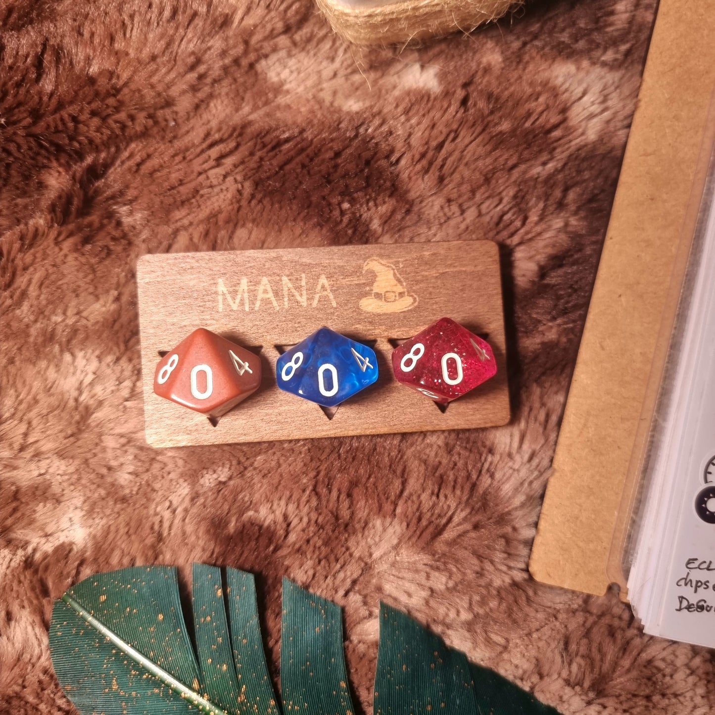 Suivi du Mana + 3 dés aléatoires
