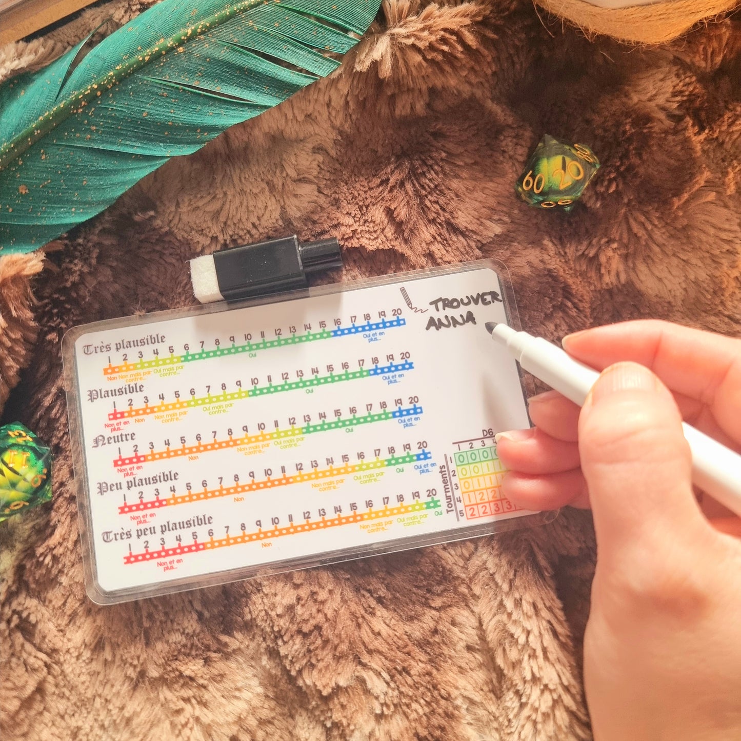 Oracle et tourments format tarot Livre et épée