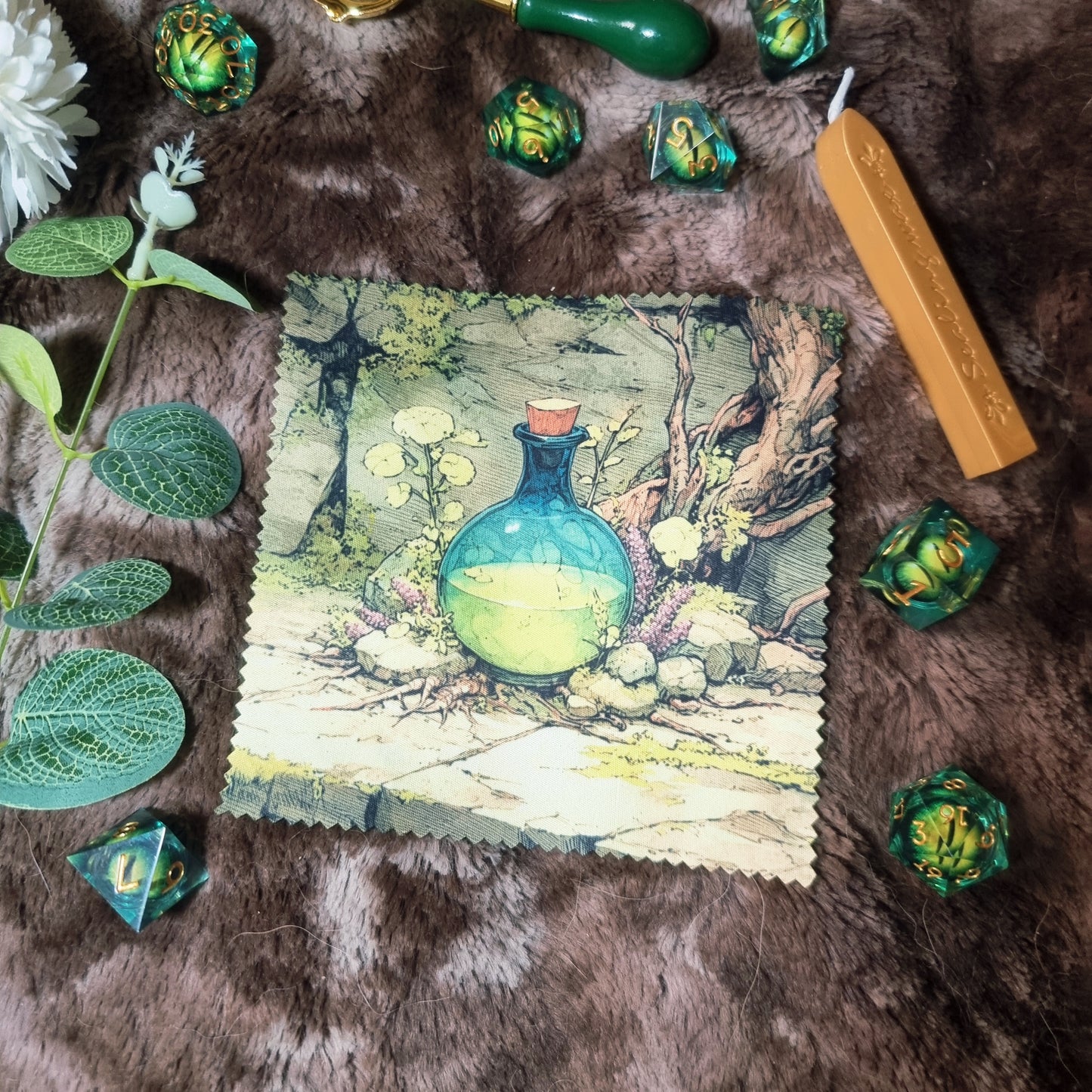 Chiffon doux pour tableaux blancs et lunettes Potion