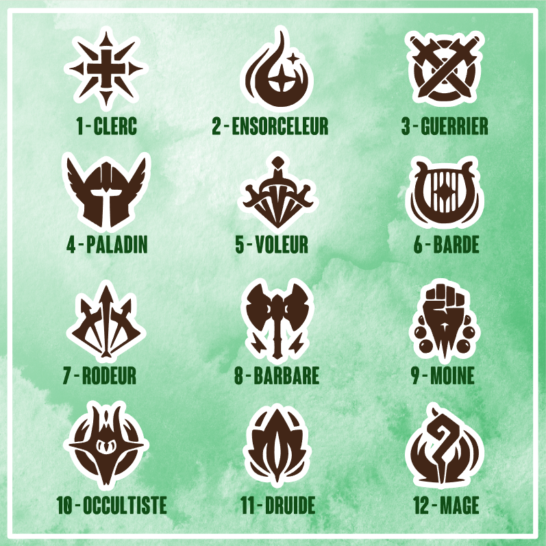 Set de dés avec pochon personnalisé Ciel de feu