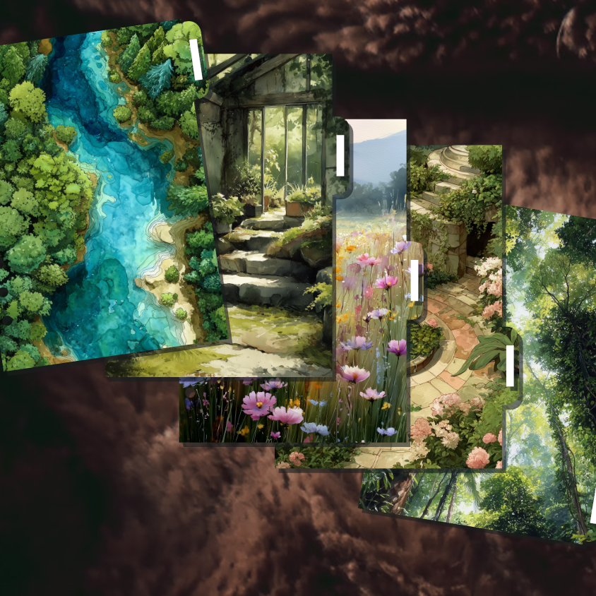 Intercalaires Nature X5