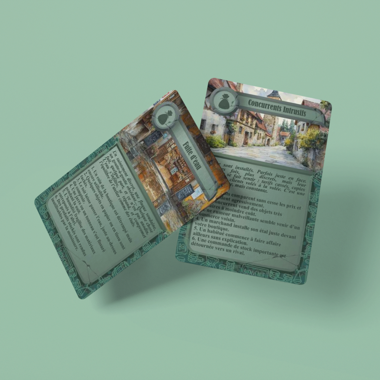 Gestion de Boutique - 25 cartes
