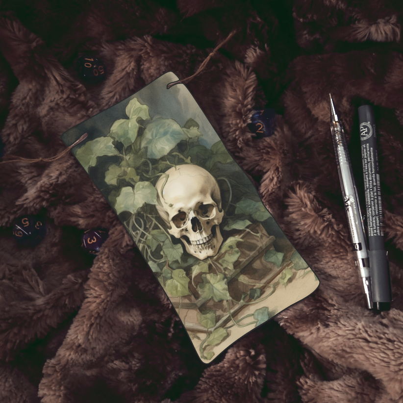 Petit pochon protection des dés, tokens et cartes Nécromancie