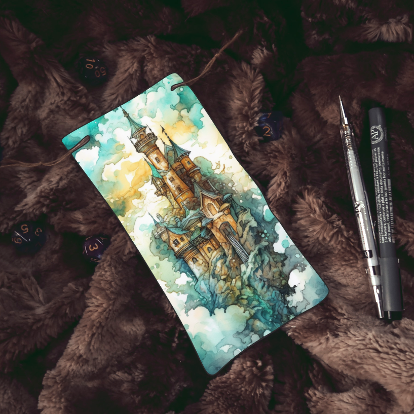 Petit pochon protection des dés, tokens et cartes Château flottant