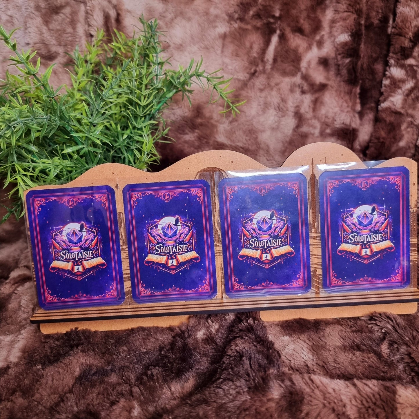Support pour 4 cartes actives "Cthulhu sur la ville"