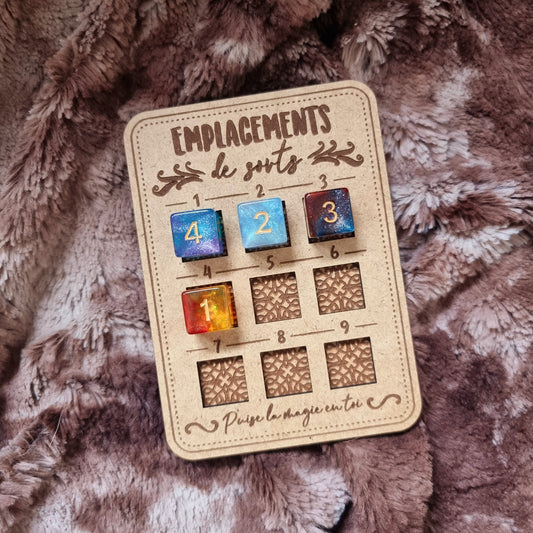 Compteur d'emplacements de sorts Arabesques