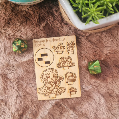 Barde Token en bois PJ001A