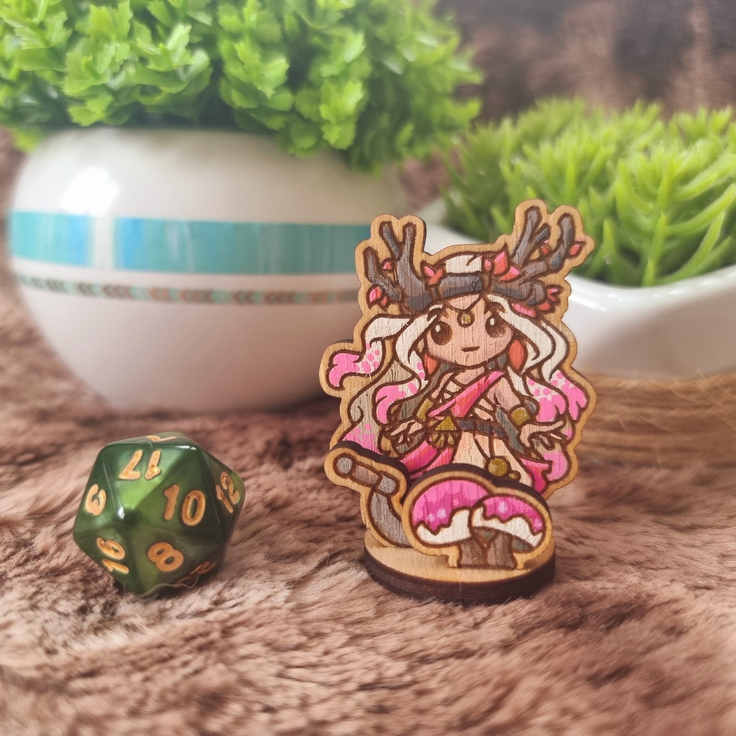 Druide Token en bois PJ004A