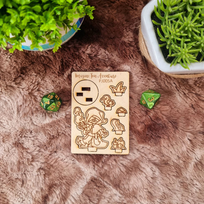 Occultiste Token en bois PJ005A