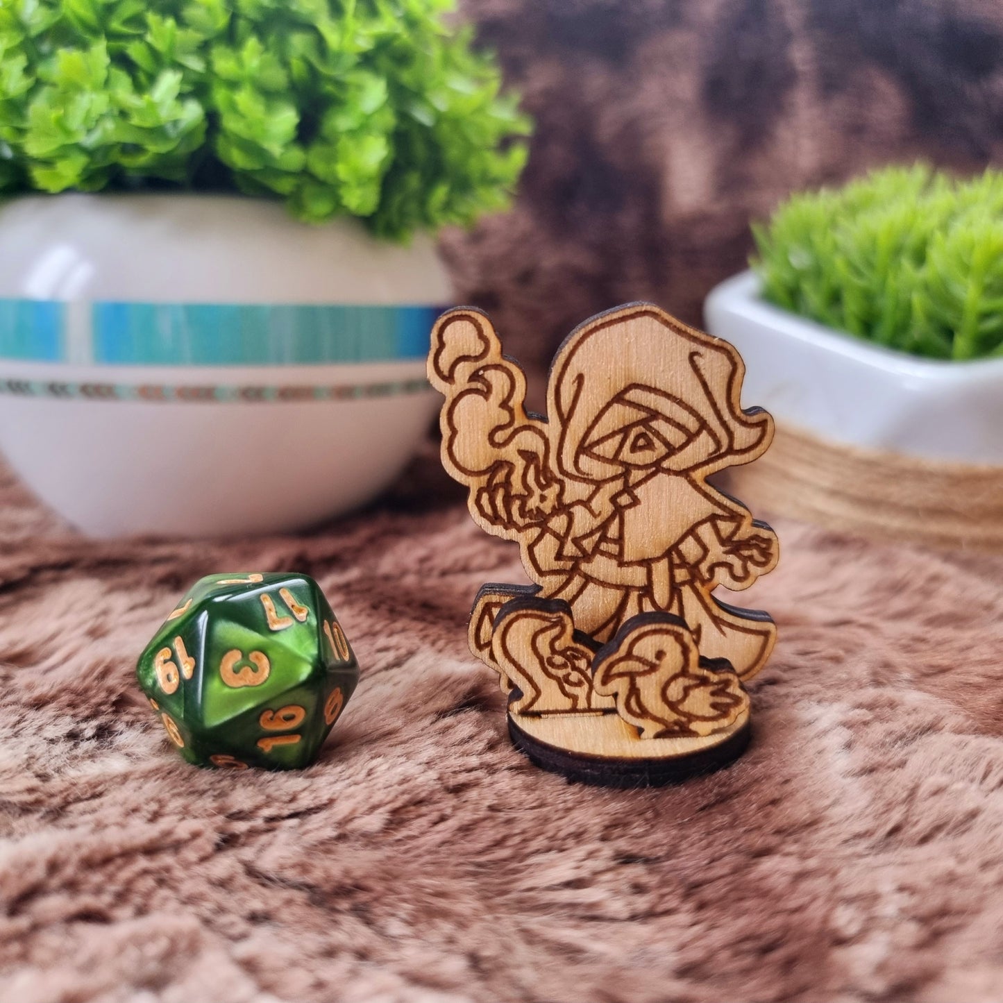 Occultiste Token en bois PJ005A