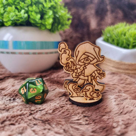 Occultiste Token en bois PJ005A