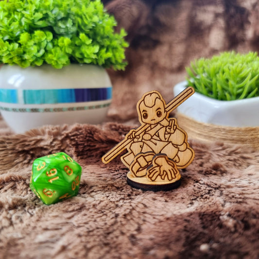 Moine Token en bois PJ006A