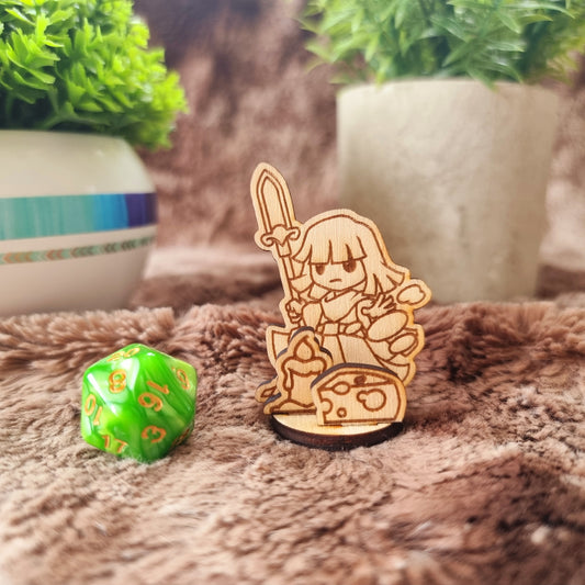 Clerc Token en bois PJ009A