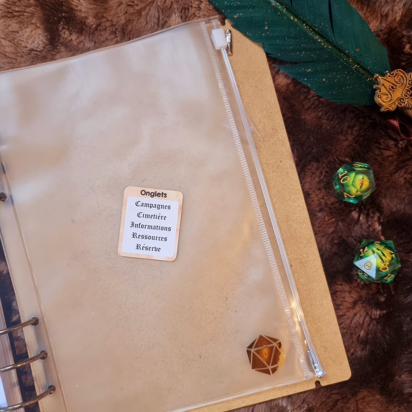 Carnet d'aventures Complet Dé divin