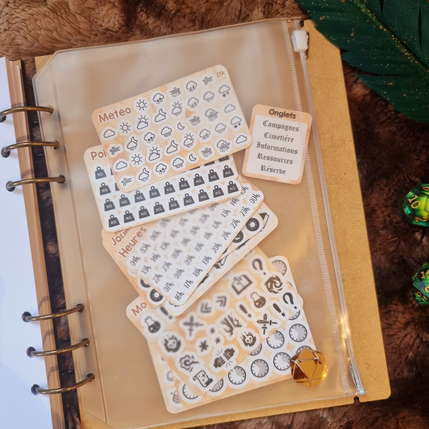 Carnet d'aventures Complet Dé divin