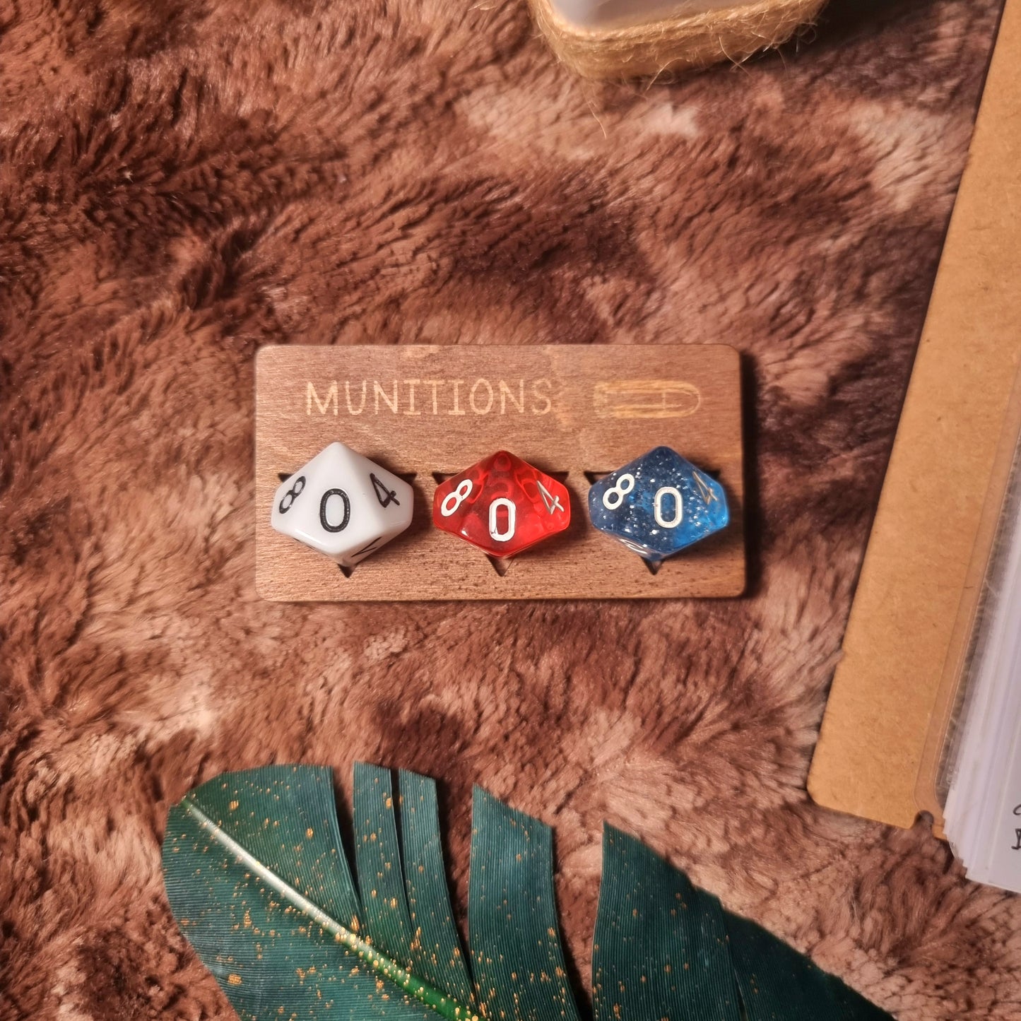 Suivi des munitions + 3 dés aléatoires