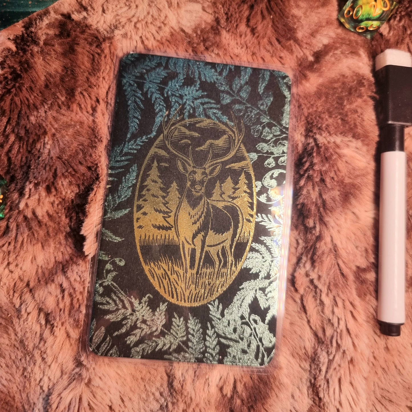 Oracle et tourments format tarot Cerf