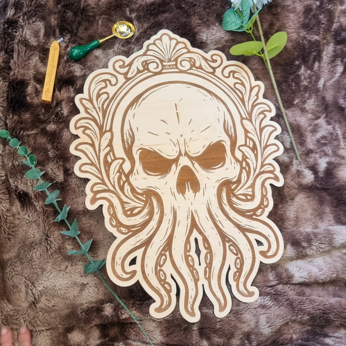 Tableau Crâne de Cthulhu