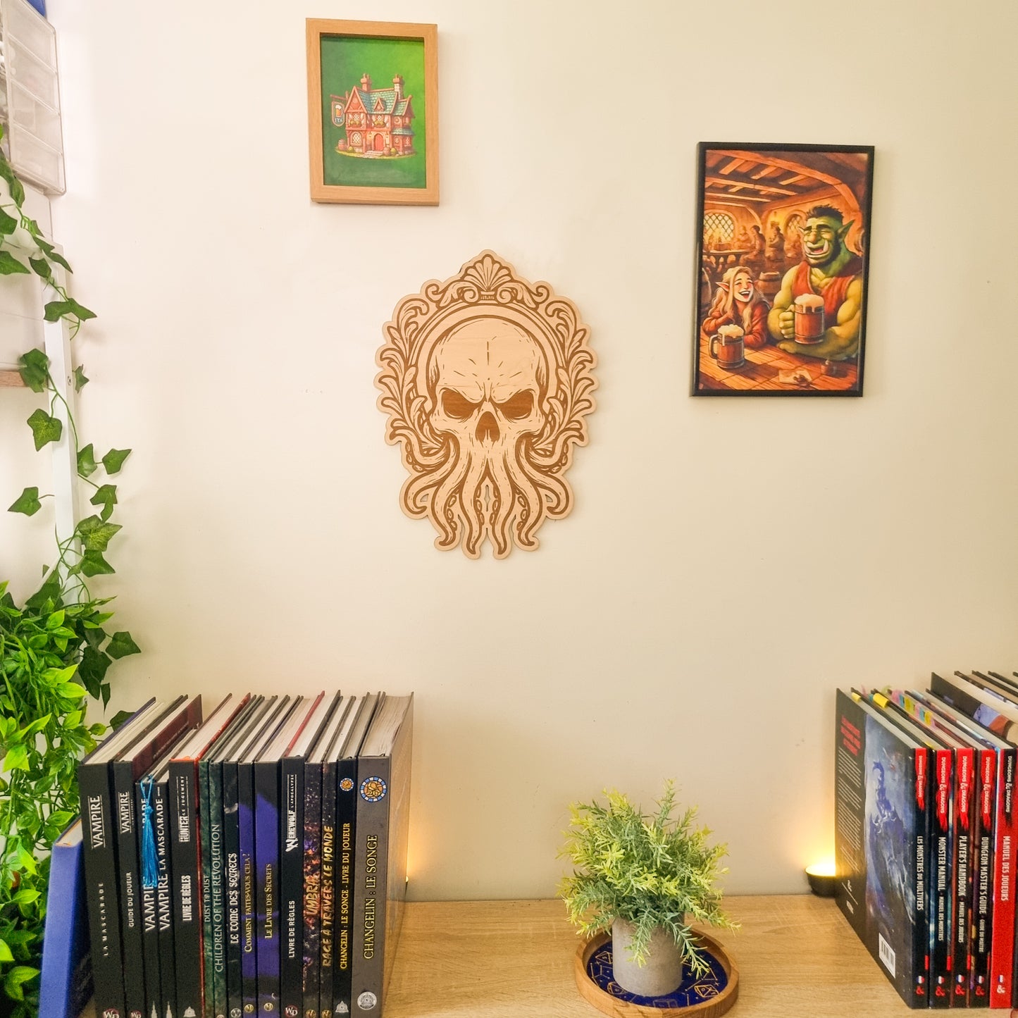 Tableau Crâne de Cthulhu