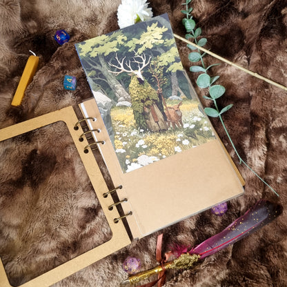 Carnet en bois Customisable Cyberpunk
