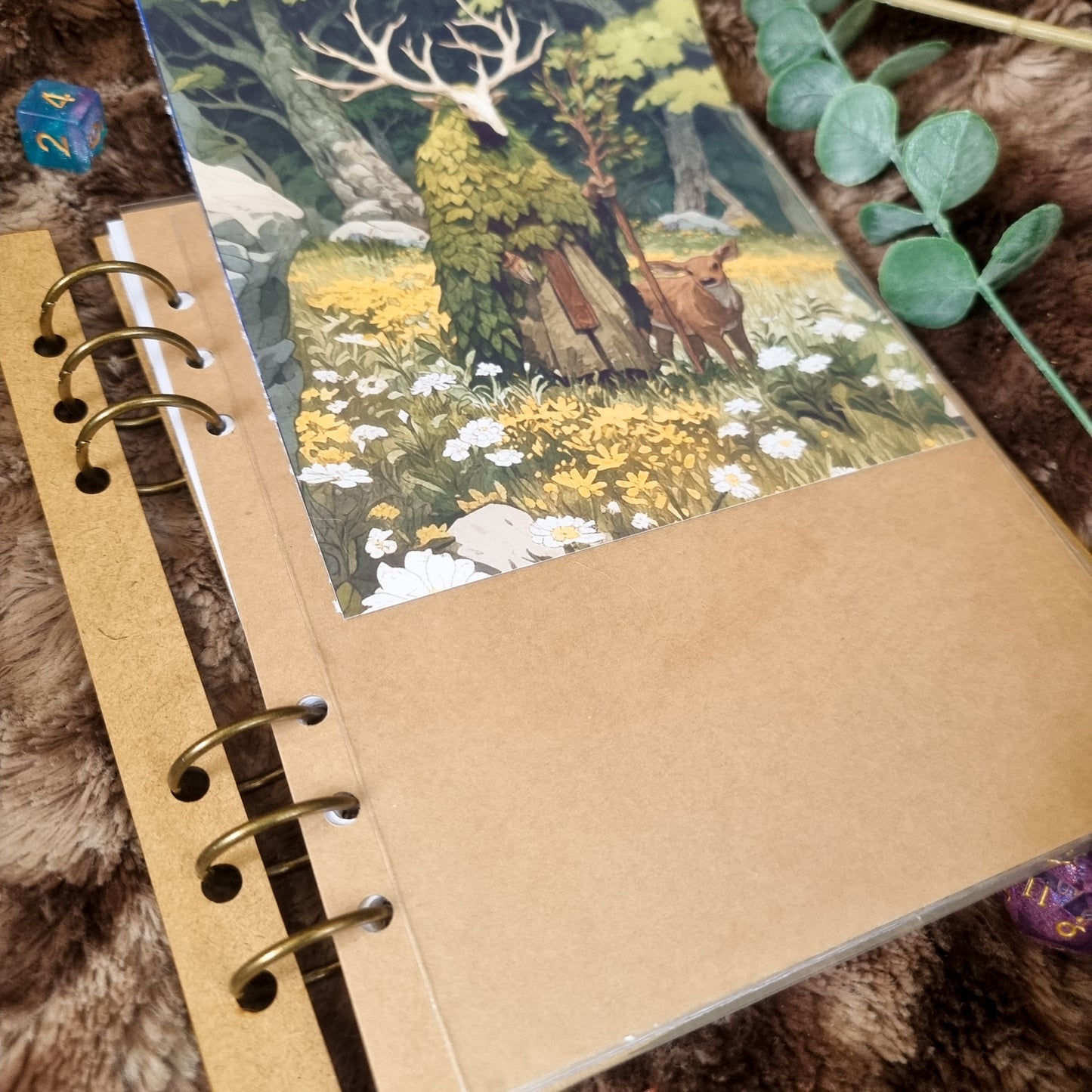 Carnet en bois Customisable Cyberpunk