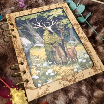 Carnet en bois Customisable Nature & Potion