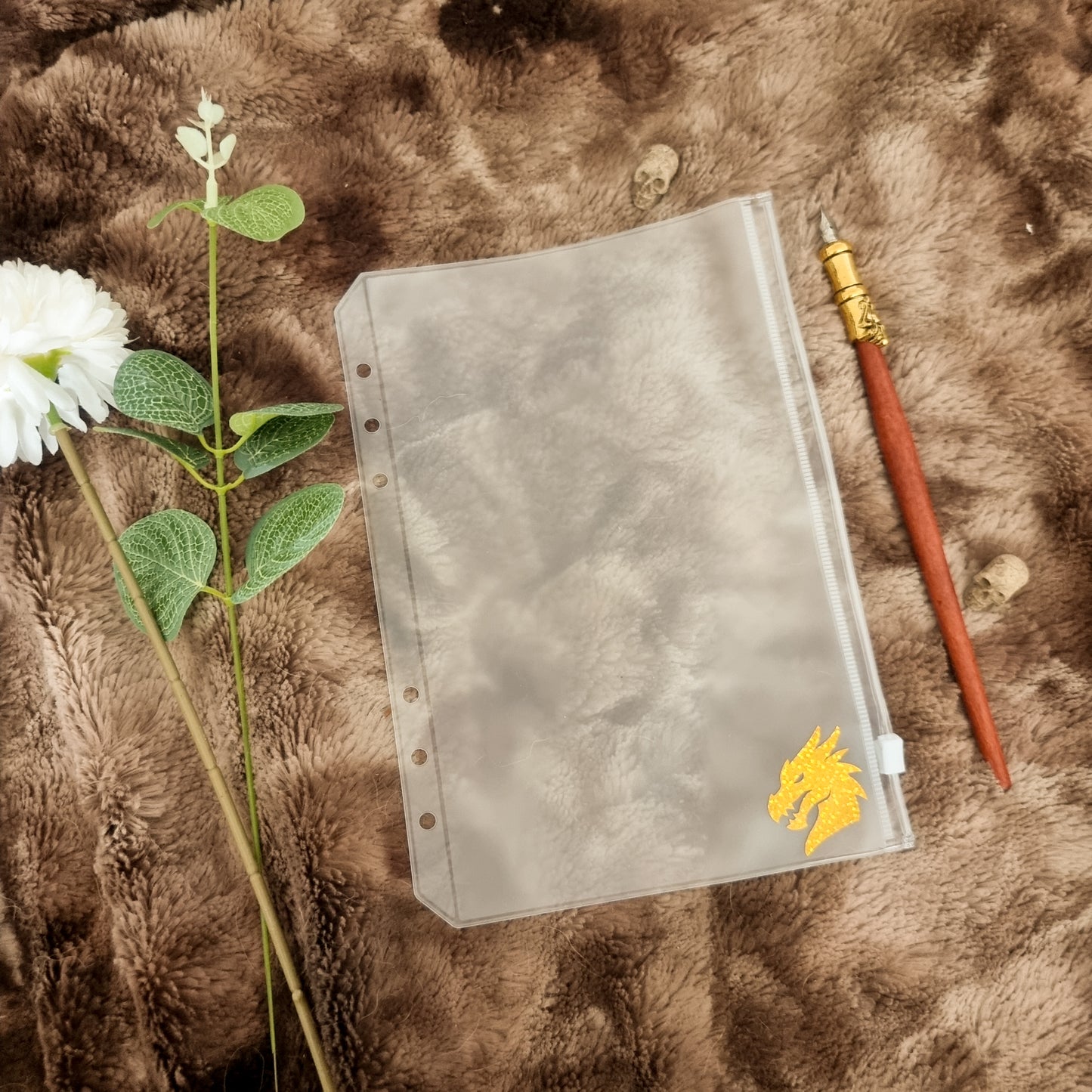 Pochette pour carnets 1 section avec ZIP