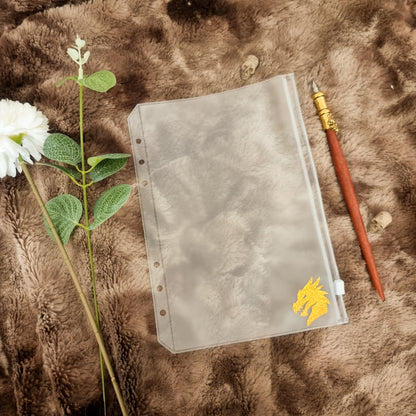 Pochette pour carnets 1 section avec ZIP