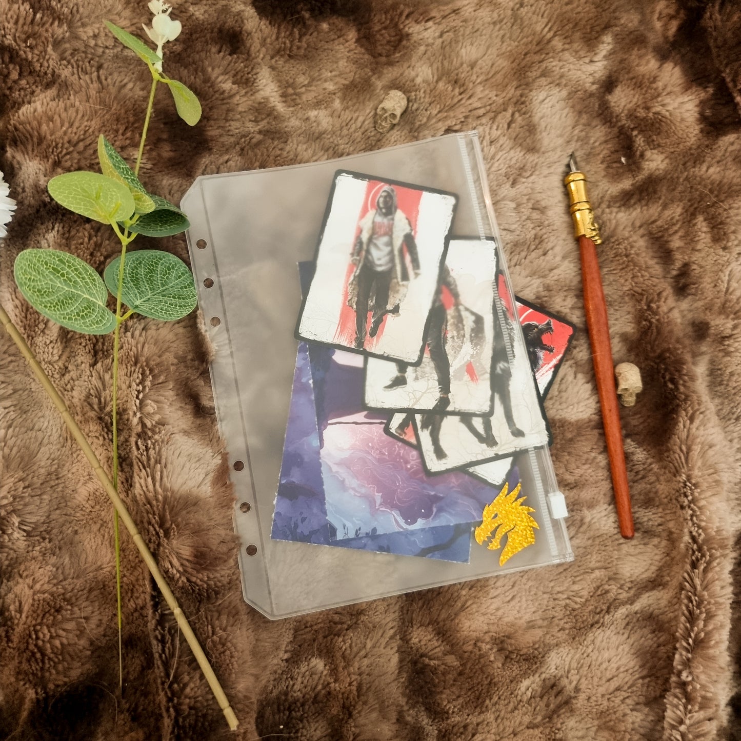 Pochette pour carnets 1 section avec ZIP