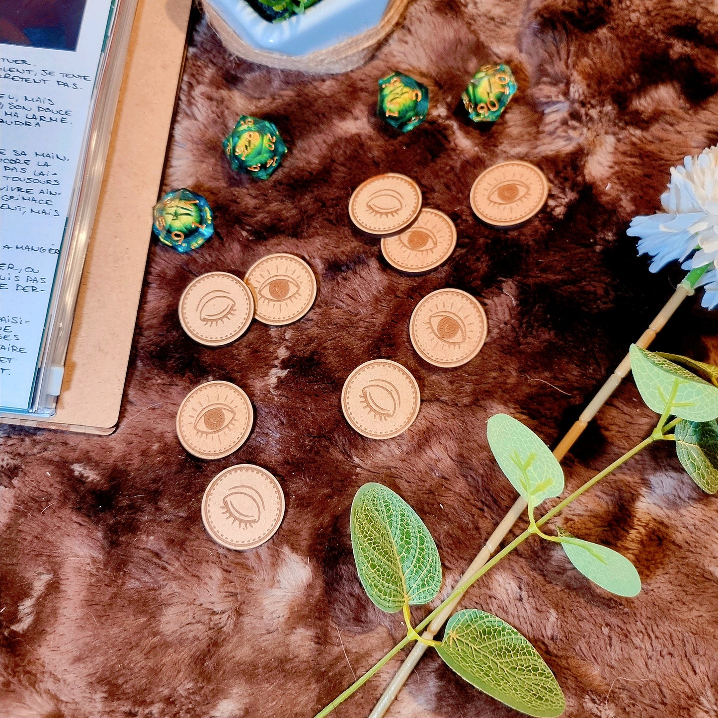 Jetons JDR Saga - Oeil Mystique