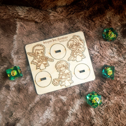 Monstres Bandits Token en bois M001A