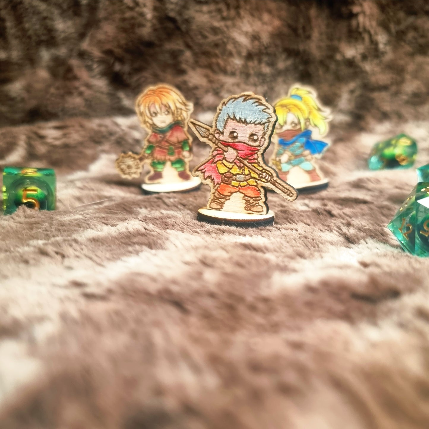 Monstres Bandits Token en bois M001A