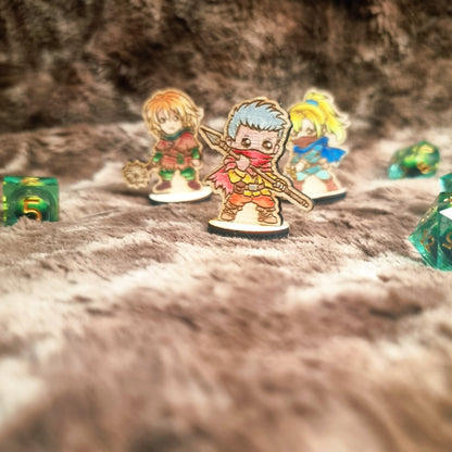 Monstres Bandits Token en bois M001A