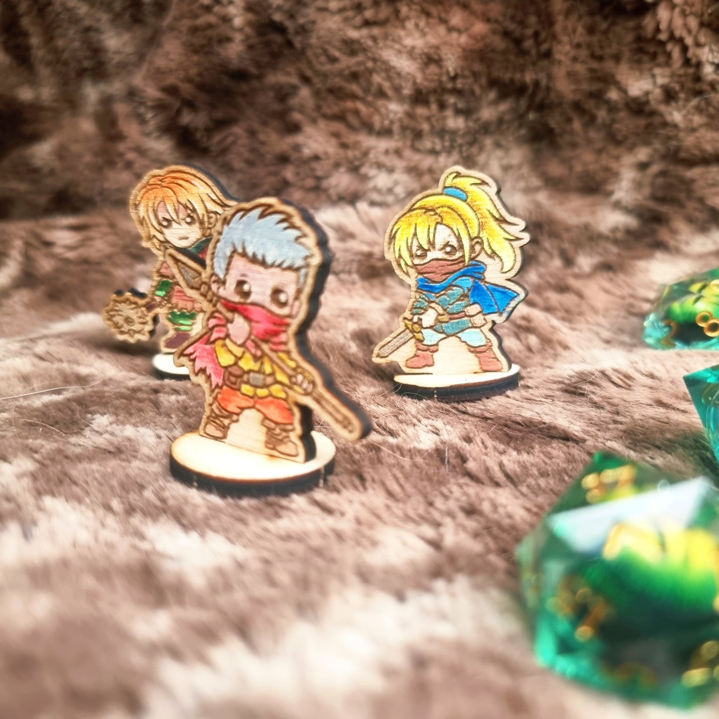 Monstres Bandits Token en bois M001A