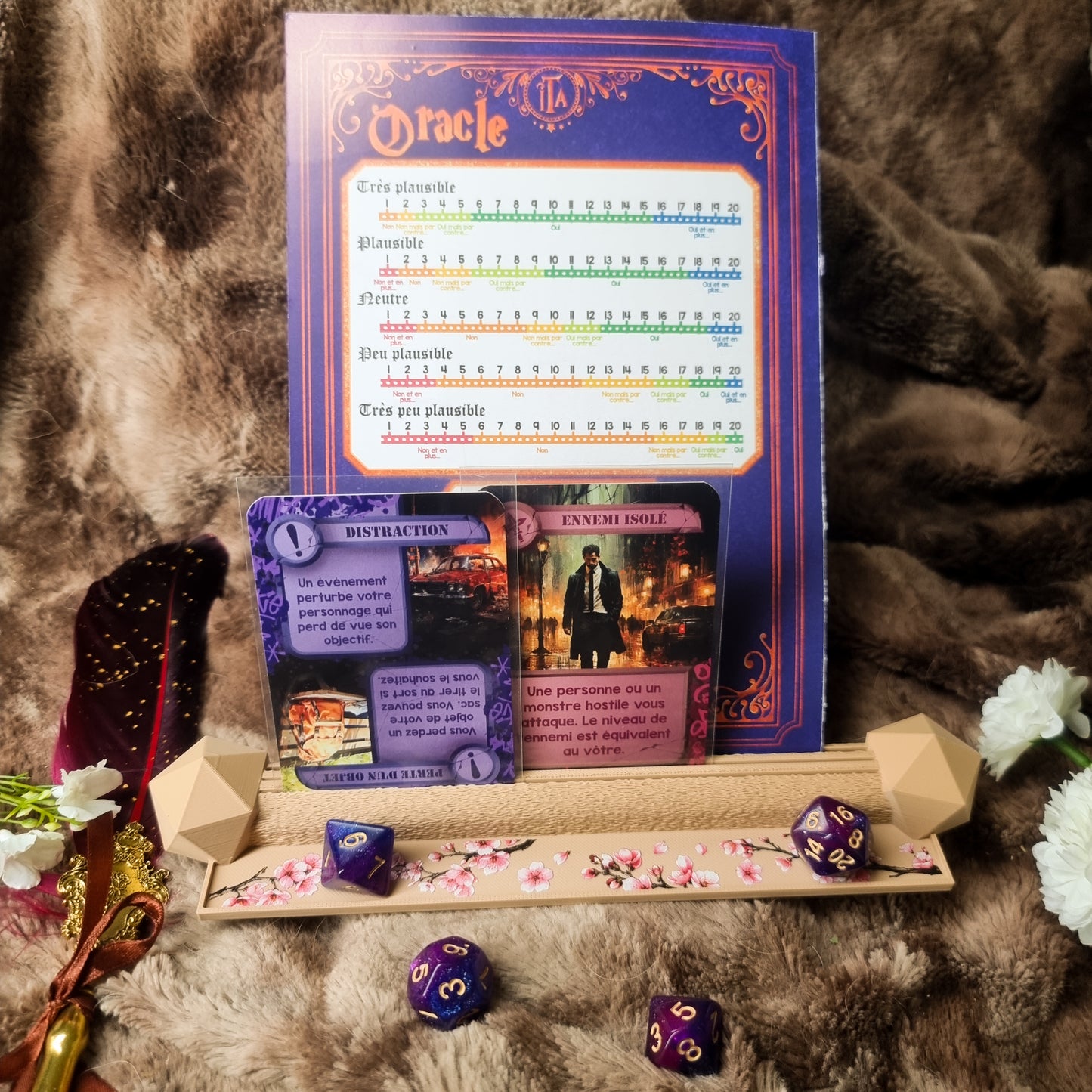Support pour cartes actives Fleurs de cerisier