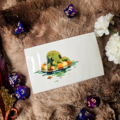 Pochette autocollante Cthulhu à la piscine