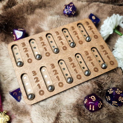 Compteur de vie JDR Saga - Au seuil de l'aventure - 10 slots