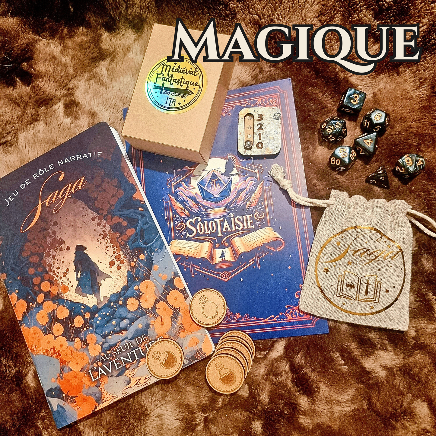 Pack tout en un pour débuter -  Saga - Au seuil de l'aventure, Solotaisie et accessoires