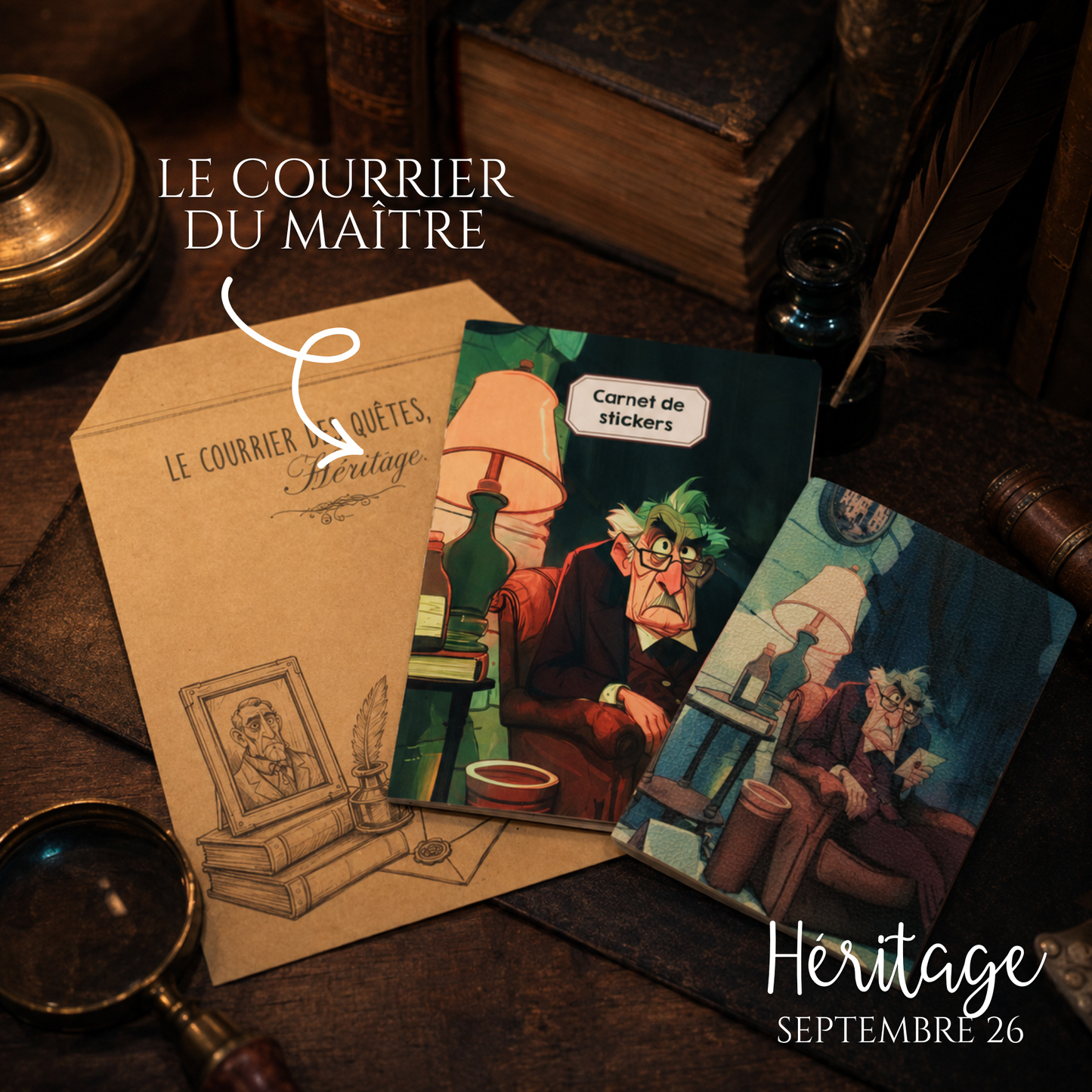 [ABONNEMENT] Le courrier des quêtes : Héritage - Septembre 2026 en cours