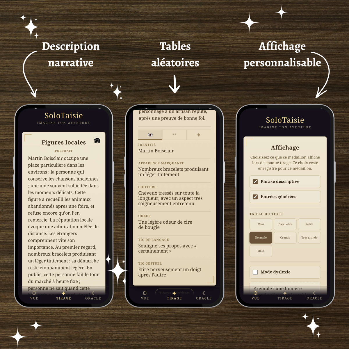 Talisman générateur : Figures locales d'univers médiéval fantastique