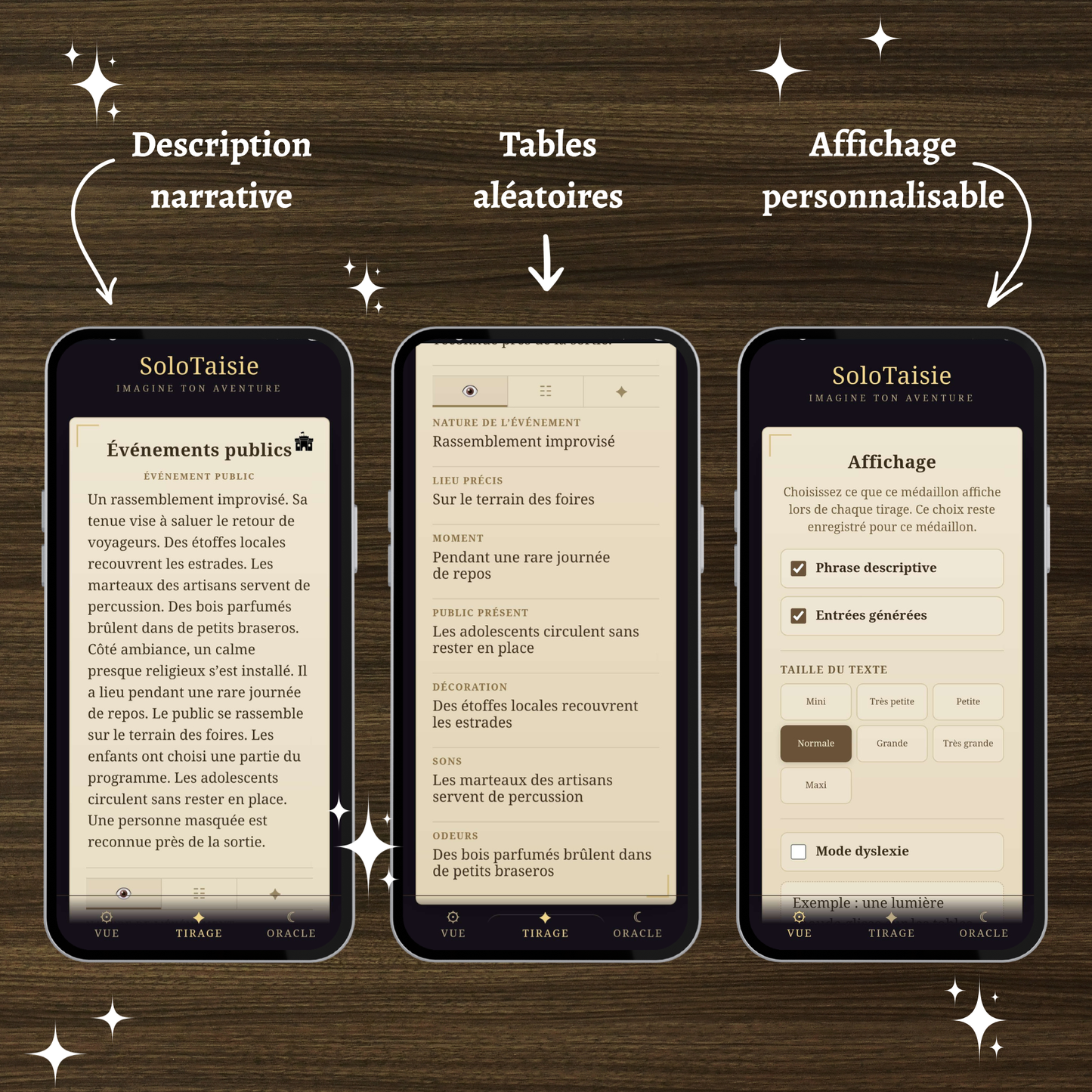 Talisman générateur : Evénements publics d'univers médiéval fantastique