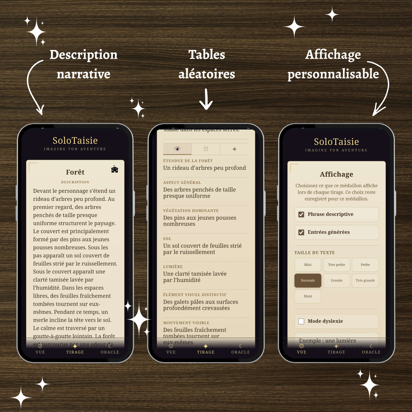 Talisman générateur : Forêts d'univers médiéval fantastique