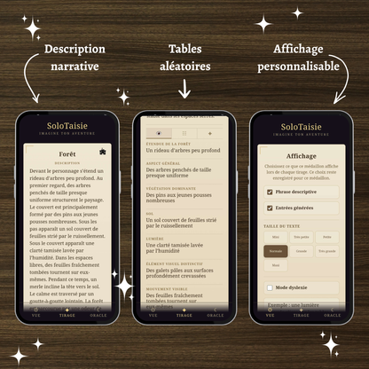 Talisman générateur : Forêts d'univers médiéval fantastique