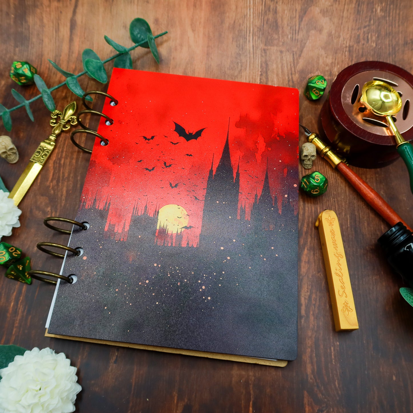 Carnet en bois Vol sur la ville